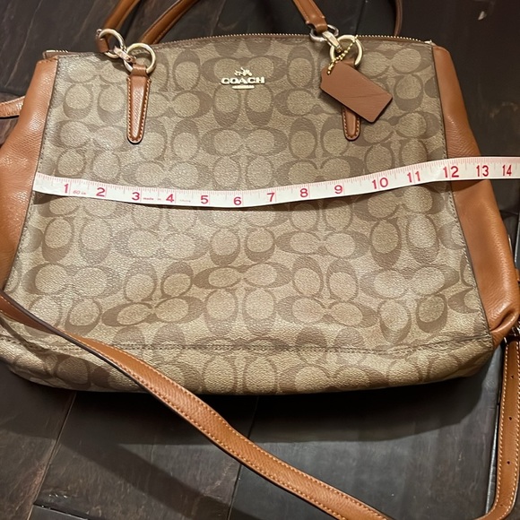 Coach Christie carryall with matching wallet EUC - Picture 6 of 16